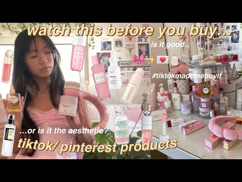 💌 reviewing viral *aesthetic* tiktok/pinterest beauty products + brands, are they actually worth it?