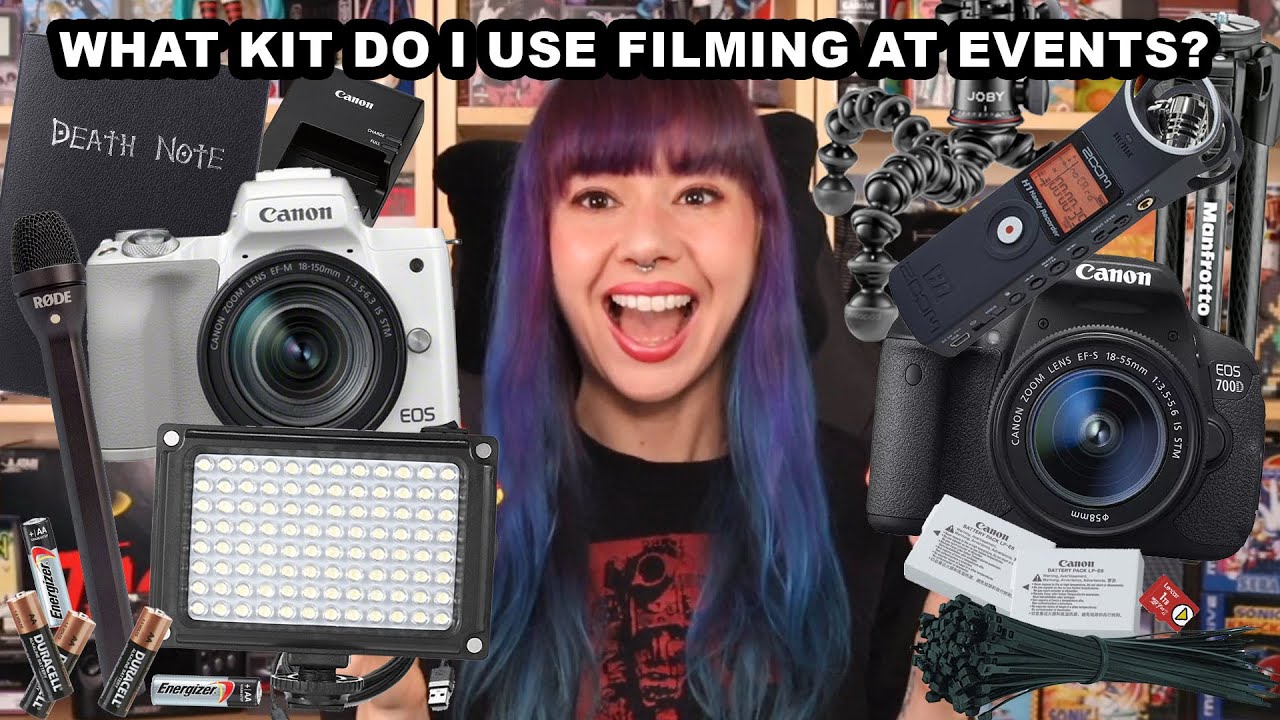 What kit do you need to film at Comic Con & Gaming Expos?