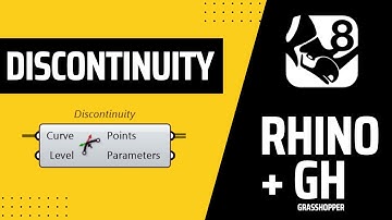 Rhino 8  and Grasshopper Discontinuity Component Overview How To and Why.