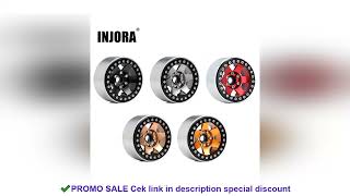 Injora Metal 6 Spokes 1.9 Beadlock Wheel Hub Rim For 110 Rc Crawler Axial Scx10 90046 Capra Axi0300