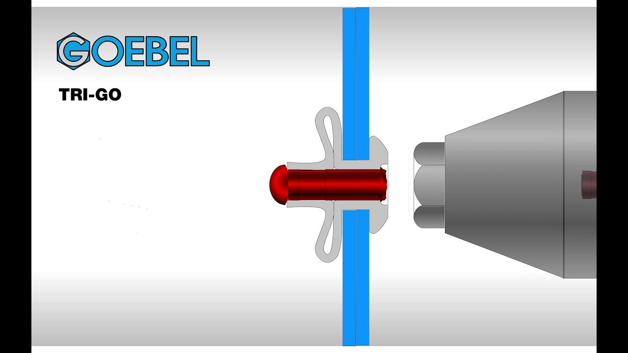 TRI-GO - Presslaschen Blindniete - Triple Claw Blind Rivet - Rivets Triple