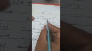 #english #studyhard past tense part-6 (WH -interrogative sentence) #motivation