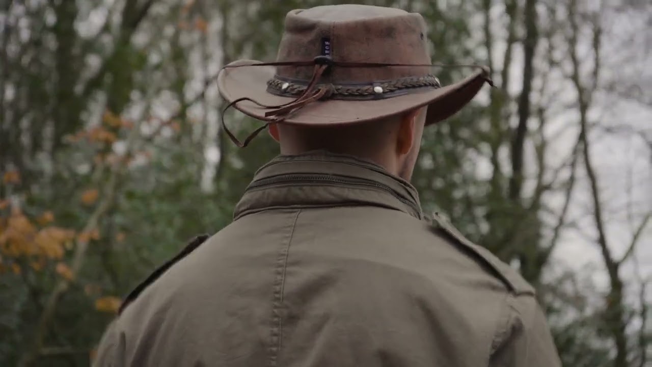 Wombat The Wilds Foldable Brown Leather Hat