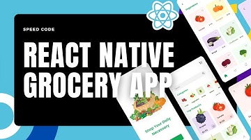 React Native Grocery App UI - Speed Code