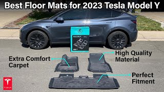 I Found Best Floor Mats for your 2023 Tesla Model Y / Watch before you buy Tesla Model Y Floor Mats