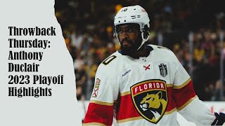 Throwback Thursday: Anthony Duclair 2023 Playoff Highlights