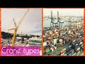 All types of modern cranes.