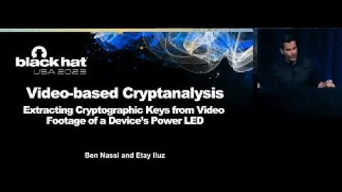 Video-Based Cryptanalysis: Recovering Cryptographic Keys from Device Using Video of Power LED