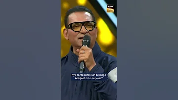 Abhijeet ज त स र Performances ब र क स परखन व ल ह IndianIdol AbhijeetBhattacharya Shorts 