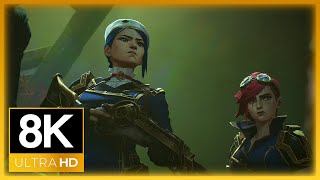 Arcane: Season 2 | Vi to Caitlyn: “Can We Talk?” | CaitVi Scene (8K) (Remastered)