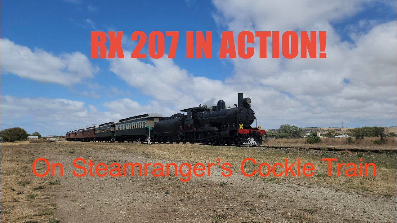STEAMRANGER’S RX 207 IN ACTION ON THE COCKLE TRAIN!