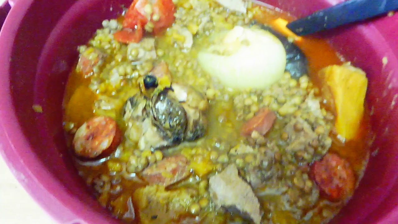 Lentejas en la Olla Express para microondas de Tupperware