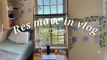 Uni Diaries ep.1 | Res move in vlog 2024 | UP 2nd Year OT Student | Room Tour | Unpacking+Cleaning