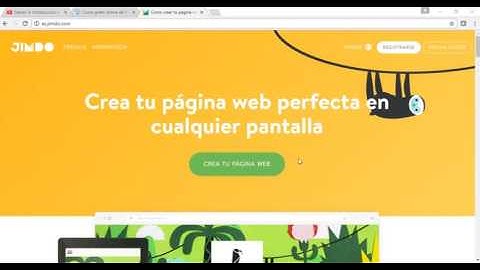 curso de diseño web con Jimdo.com