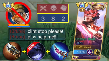 NEW CLINT ANNOYING INSTANT DELETE BUILD UNTIL THIS BRUNO GIVE UP!🥶 | CLINT BEST BUILD 2023
