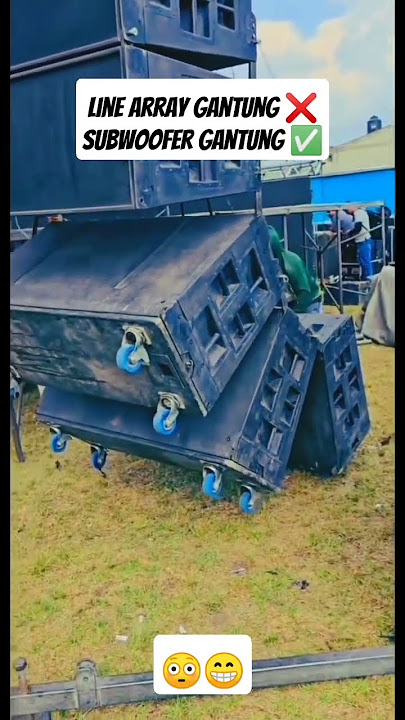 Subwoofer gantung buat konser #soundkonser #subwoofer #barutahu #wow #keren #adaadasaja #soundsystem