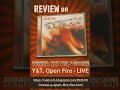 REVIEW: Y&T, Open Fire - LIVE
