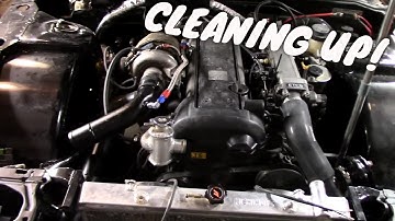 1JZ S13 240sx Build | Prepping Dorki Dori Body Kit for Paint + Intercooler Piping and more!