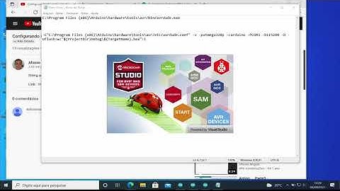 Configurando Microchip Studio para gravar no Arduino
