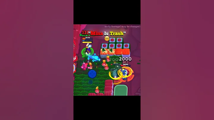 Mina Is the Worst Brawler? 😭💀 #shorts #brawlstars #supercell