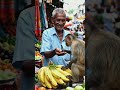 Monkey 🐒 buying bananas 🍌😁 #entertainment #viral #funny