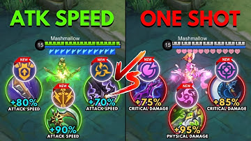 Miya Attack Speed Build vs Miya One Shot Build - Build Top 1 Global Miya ~ MLBB