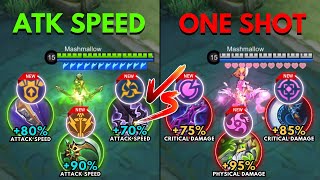 Miya Attack Speed Build vs Miya One Shot Build - Build Top 1 Global Miya ~ MLBB