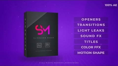 After Effects Template: Slideshow Maker