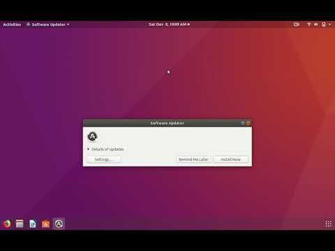 Updating Ubuntu 18.04 LTS using Software Updater hqdefault