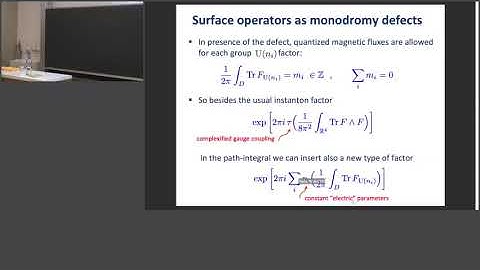 Alberto Lerda - Surface operators and duality relations in N=2 gauge theories