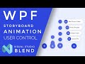 WPF Tutorial: Storyboard Animation in WPF | User Control | Visual studio blend | Triggers