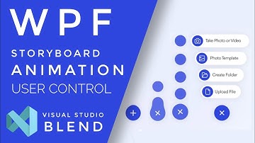 WPF Tutorial: Storyboard Animation in WPF | User Control | Visual studio blend | Triggers