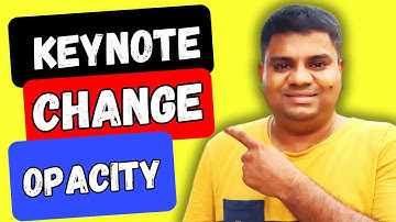 Hoe u transparantie in Keynote kunt wijzigen - Dekking in Keynote