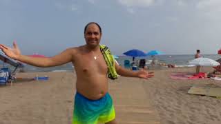 L.M y la cala de calnegre con su chiringuito playero haciendo Region de Murcia 🌾🐚🐬🐟🌊🌱🇪🇸🐚🐚🐟🌊🇪🇸