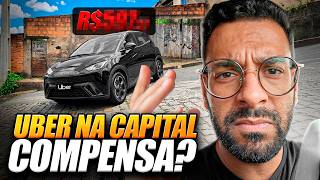 Fui fazer Uber na capital com o BYD e me arrependi