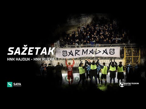 Hajduk - Rijeka 0:4 (sažetak, 17. kolo, 2019./2020.)