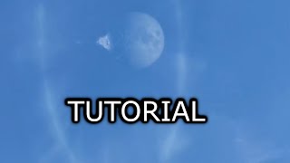 How to make a Moon exploding Video VFX, easy and simple