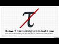 Tau's Law Is Not A Law, But An Un-Defined Slogan