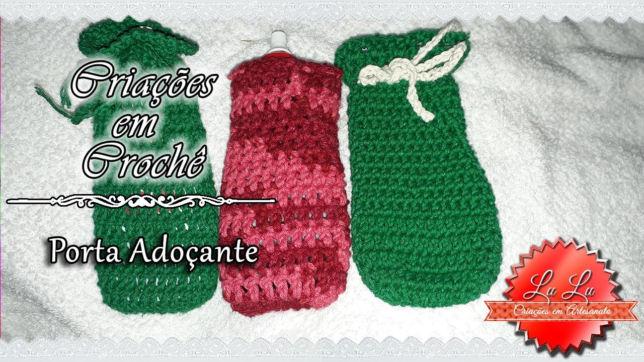 Criações em Crochê Porta Adoçante