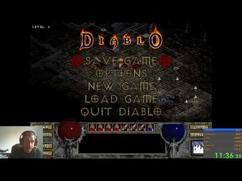 Diablo1 World Record 1h23m05s Rogue No Dupe Sc 