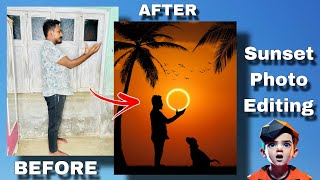 How To Edit Sunset Photo || Picsart Photo Editing Tutorial 2024 screenshot 5
