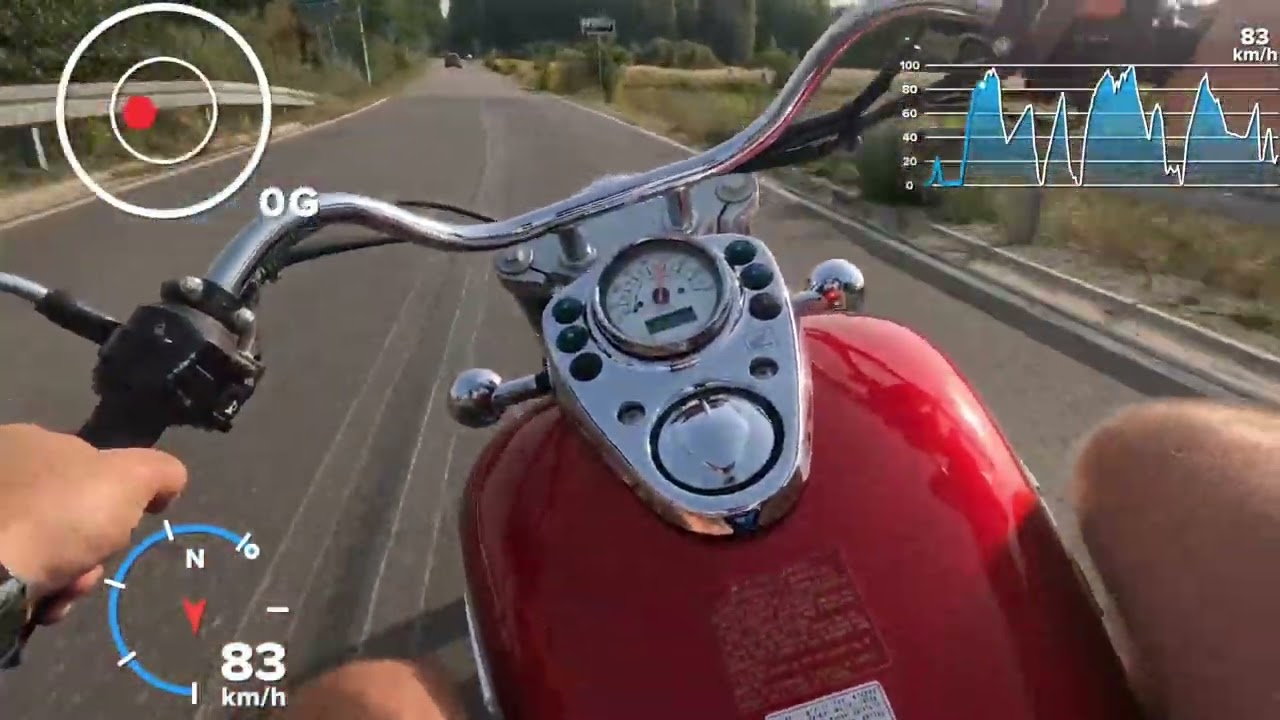 Honda Shadow 125 bordo oględziny plus test drogowy