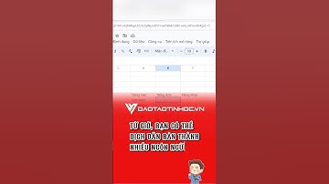 Dịch văn bản thành nhiều ngôn ngữ trên Google Sheets #daotaotinhoc #tinhocvanphong #googlesheets