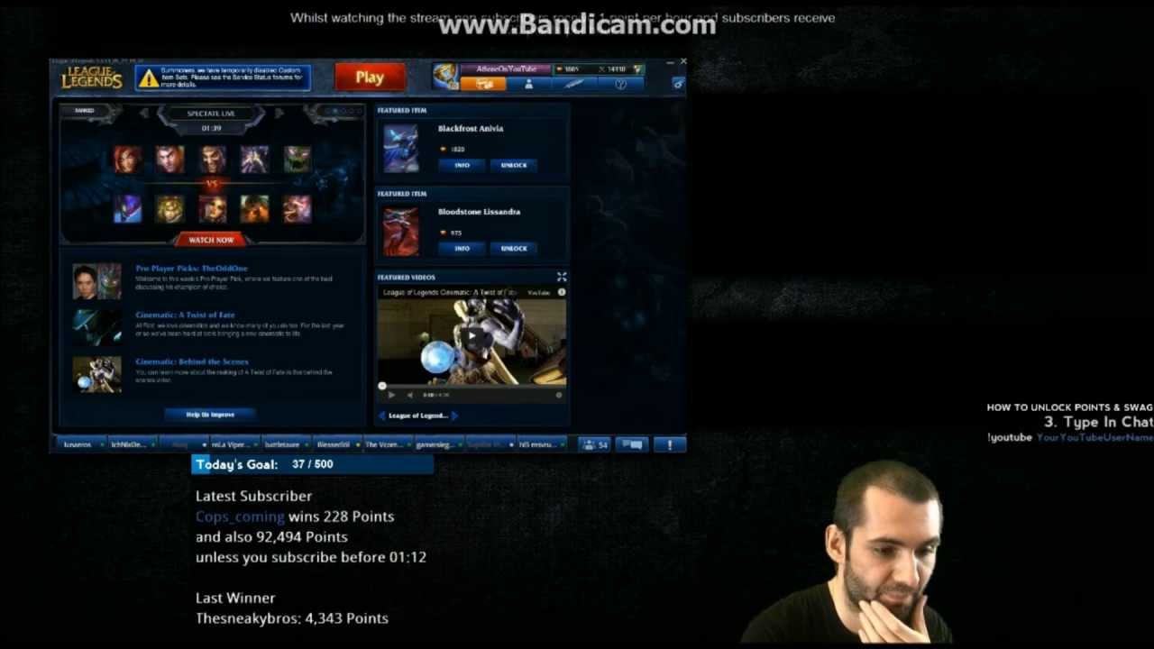 Athene admits the loss against Alex Ich