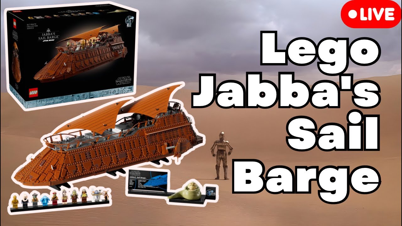 UCS Jabbas Sail Barge Lego Buildalong | Final Ep  