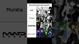 One Punch Man Through Versions