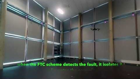 Quadcopter control reconfiguration when a motor faults