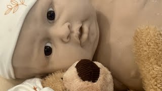 Biracial Blue Sparrow Silicone Dolls Step 6: Creases Painting 👶 Realistic Reborn Baby Dolls!