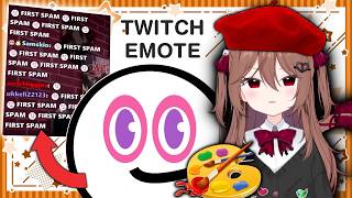 Evil takes an Art Commission for a Twitch Emote for Chat