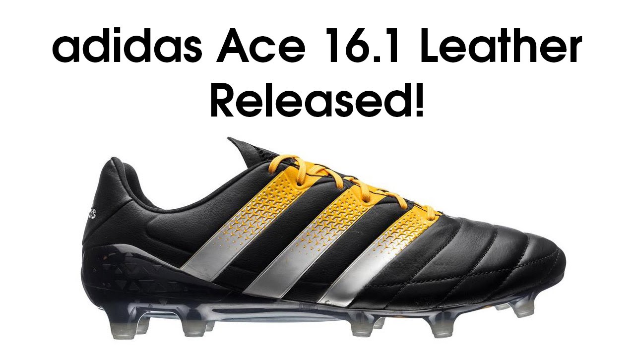 adidas 16.1 leather black